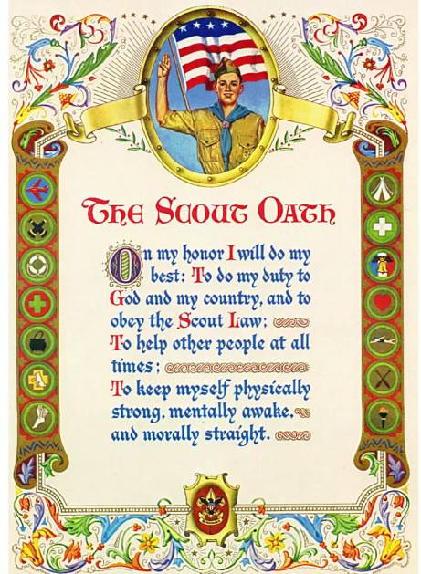 Scroll Down For More Information About The Scout Oath